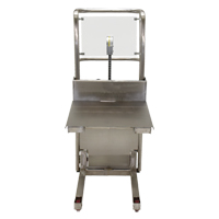 Hefti-Lift Load Stacker, Foot Pump Operated, 450 lbs. Capacity, 45-5/8" Max Lift Trail Hammer and Bolt