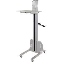 Quick Lift Stacker, Electric Operated, 175 lbs. Capacity, 57" Max Lift Trail Hammer and Bolt