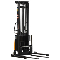 Fork Lift Stacker, Electric Operated, 2000 lbs. Capacity, 150" Max Lift Trail Hammer and Bolt