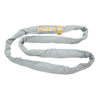 Polyester Round Sling, Grey, 4" W x 6' L, 32000 lbs. Vertical Load Trail Hammer and Bolt