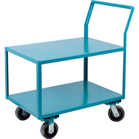 Chariots surbaiss&eacute;s robustes, 2 niveaux, 18" la x 30" p x 41" h, 2400 lb Cap Trail Hammer and Bolt
