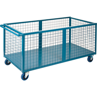 Caisson en treillis m&eacute;tallique, Acier, 63" lo x 30" la x 31,5" h, Volume 25 pi³, Capacit&eacute; 1200 lb Trail Hammer and Bolt