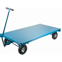Platform Trucks - Ergonomic Platform Wagon Trucks, 36" W x 72" L, 1000 lbs. Capacity Trail Hammer and Bolt