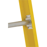 &eacute;chelle simple &agrave; une section - S&eacute;rie 6100, 10', Fibre de verre, 375 lb, CSA calibre 1AA Trail Hammer and Bolt