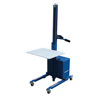 Gerbeur &agrave; plateforme &agrave; &eacute;l&eacute;vation rapide, M&eacute;canisme &eacute;lectrique, Capacit&eacute; de 175 lb, Levage max de 57" Trail Hammer and Bolt