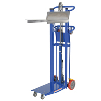 Gerbeur &agrave; plateforme hydraulique, M&eacute;canisme Pompe au pied, Capacit&eacute; de 750 lb, Levage max de 52" Trail Hammer and Bolt