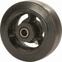 Roue en caoutchouc moul&eacute;, 4" (102 mm) dia. x 2-1/2" (63,5 mm) la, Capacit&eacute; de 400 lb (181 kg) Trail Hammer and Bolt