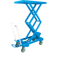 Scissor Lift Tables, 20-1/2" L x 39-3/4" W, Steel, 660 lbs. Capacity Trail Hammer and Bolt