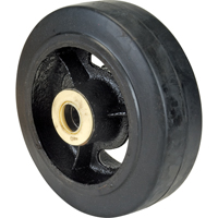 Roues en caoutchouc, 6" (152 mm) dia. x 2" (51 mm) la, Capacit&eacute; de 550 lb (249 kg) Trail Hammer and Bolt