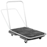 Chariot &agrave; plateforme utilitaire, 30-1/2" lo x 20-1/2" la, 250 lb cap, Roues Caoutchouc Trail Hammer and Bolt