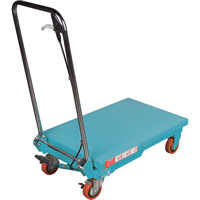 Heavy-Duty Hydraulic Scissor Lift Table, 27-1/2" L x 17-3/4" W, Steel, 330 lbs. Capacity Trail Hammer and Bolt