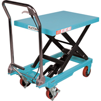 Heavy-Duty Hydraulic Scissor Lift Table, 32" L x 19-3/4" W, Steel, 660 lbs. Capacity Trail Hammer and Bolt