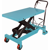 Table &eacute;l&eacute;vatrice robuste &agrave; ciseaux hydraulique, 40" lo x 20-1/8" la, Acier, Capacit&eacute; 2200 lb Trail Hammer and Bolt