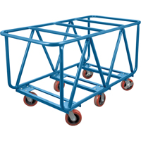 Flat Bed Lumber Cart, 60" x 30" x 33", 2500 lbs. Capacity Trail Hammer and Bolt