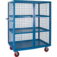 Chariot en treillis m&eacute;tallique, 3 niveaux, 51" lo x 32" la x 62,5" h, Cap. 2400 lb Trail Hammer and Bolt
