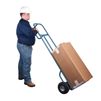 Diable haut de luxe, Prise En P, Acier, Hauteur de 72", Capacit&eacute; 700 lb Trail Hammer and Bolt