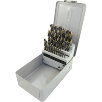 BG29 Jeu de forets JET-KUT Torque Drive, 29 morceaux, Acier rapide Trail Hammer and Bolt