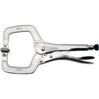 Pince en C &agrave; verrouillage ultra-robuste avec patin pivotant, Capacit&eacute; de 11" (279 mm) Trail Hammer and Bolt