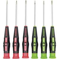 JPSD-6 Precision Screwdriver Set, 6, Magnetic Trail Hammer and Bolt