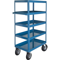 Chariots &agrave; tablette, 5 Tiers, 24" la x 65" h x 36" p, Capacit&eacute; 900 lb Trail Hammer and Bolt