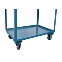 Chariots de service &agrave; bordure profonde, 2 Tiers, 24" la x 47" h x 36" p, Capacit&eacute; 1200 lb Trail Hammer and Bolt