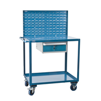 Chariots de service mobiles, 2 Tiers, 24" la x 57" h x 40" p, Capacit&eacute; 1200 lb Trail Hammer and Bolt