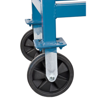 Chariots &agrave; plateforme sur&eacute;lev&eacute;e, 48" lo x 24" la x Capacit&eacute; 2000 lb, Roues en Nylon Trail Hammer and Bolt