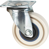 Roulettes sandwich, Pivotant, 5" (127 mm), Nylon, 440 lb (199,58 kg) Trail Hammer and Bolt