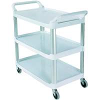Open-Sided Shelf Cart, 3 Tiers, 40" x 37" x 20", 300 lbs. Capacity Trail Hammer and Bolt