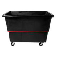 Chariot utilitaire &agrave; usage intensif, Plastique recycl&eacute; noir, 59"/34-5/8" lo x 34"/59-1/64" la x 42-1/16"/42-7/8" h, Volume 27 pi³, Capacit&eacute; 1200 lb Trail Hammer and Bolt