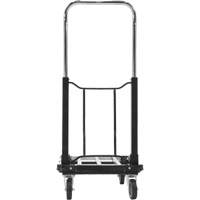 Chariot &agrave; plateforme repliable, Acier inoxydable, 300 lb, 28" lo x 16" la, Hauteur 33-1/2" Trail Hammer and Bolt