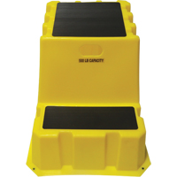 Escabeaux emboîtables industriels, 2 marches, 32-3/4" x 25-3/4" x Hauteur 20-1/2" Trail Hammer and Bolt