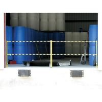 Barri&egrave;re &agrave; bascule de s&eacute;curit&eacute;, Simple, 6' lo x 42-5/8" h d&eacute;ploy&eacute; Trail Hammer and Bolt