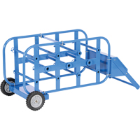 Chariot portatif pour mat&eacute;riaux bobin&eacute;s, Acier, 11 Montants, 19-1/2" la x 43-1/4" h x 17-1/2" p, Capacit&eacute; de 150 lb Trail Hammer and Bolt