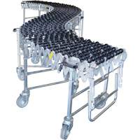Expandable/Flexible Conveyors, 30" W x 8' 6" L, 226 lbs. per lin. ft. Capacity Trail Hammer and Bolt