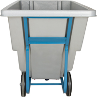 Chariot basculeur en acier, Poly&eacute;thyl&egrave;ne, 0,625 vg³, Capacit&eacute; de charge de 850 lb Trail Hammer and Bolt