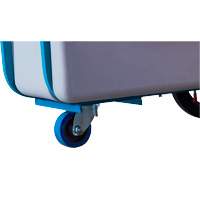 Chariot basculeur en acier, Poly&eacute;thyl&egrave;ne, 0,625 vg³, Capacit&eacute; de charge de 850 lb Trail Hammer and Bolt