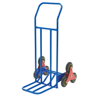Stair Climbing Hand Truck, Steel Frame, 24" W x 45-3/4" H, 300 lbs. Capacity Trail Hammer and Bolt
