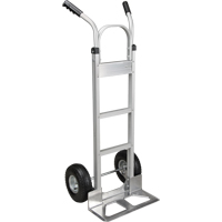 Knocked Down Hand Truck, Dual Handle, Aluminum, 50-5/8" Height, 500 lbs. Capacity Trail Hammer and Bolt
