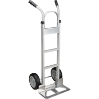 Knocked Down Hand Truck, Dual Handle, Aluminum, 50-5/8" Height, 500 lbs. Capacity Trail Hammer and Bolt