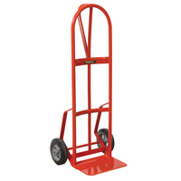 Hand Truck with Reinforced Noseplate - 126DRN-HB , P-Handle Handle, Steel, 51" Height, 800 lbs. Capacity Trail Hammer and Bolt