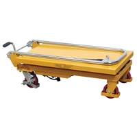 Hydraulic Scissor Lift Table, 17.75" L x 27.5" W/27-1/2" L x 17-3/4" W, Steel, 330 lbs. Capacity Trail Hammer and Bolt