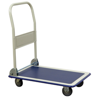 Chariot &agrave; plateforme avec poign&eacute;e pliante, Acier, 440 lb, 29" lo x 19" la, Hauteur 32-1/2" Trail Hammer and Bolt