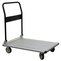 Chariot &agrave; plateforme avec poign&eacute;e pliante, Aluminium, 550 lb, 35-1/2" lo x 24" la, Hauteur 35-1/2" Trail Hammer and Bolt