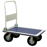 Chariot &agrave; plateforme avec poign&eacute;e pliante, Acier, 660 lb, 35" lo x 23" la, Hauteur 43,5" Trail Hammer and Bolt