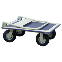 Chariot &agrave; plateforme avec poign&eacute;e pliante, Acier, 660 lb, 35" lo x 23" la, Hauteur 43,5" Trail Hammer and Bolt