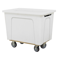 Box Truck, White Polyethylene, 35" L x 24" W x 30" H, 10 cu. Ft. Volume, 450 lbs. Capacity Trail Hammer and Bolt