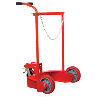 Large Liquid Gas Cylinder Truck LCC, Polyurethane Wheels, 20" W x 20" D Base, 1000 lbs. Trail Hammer and Bolt
