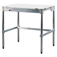 Poly-Top Workbench, 36" W x 24" D x 35-1/2" H, 2000 lbs. Capacity Trail Hammer and Bolt