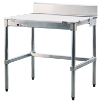 Poly-Top Workbench, 36" W x 24" D x 35-1/2" H, 2000 lbs. Capacity Trail Hammer and Bolt